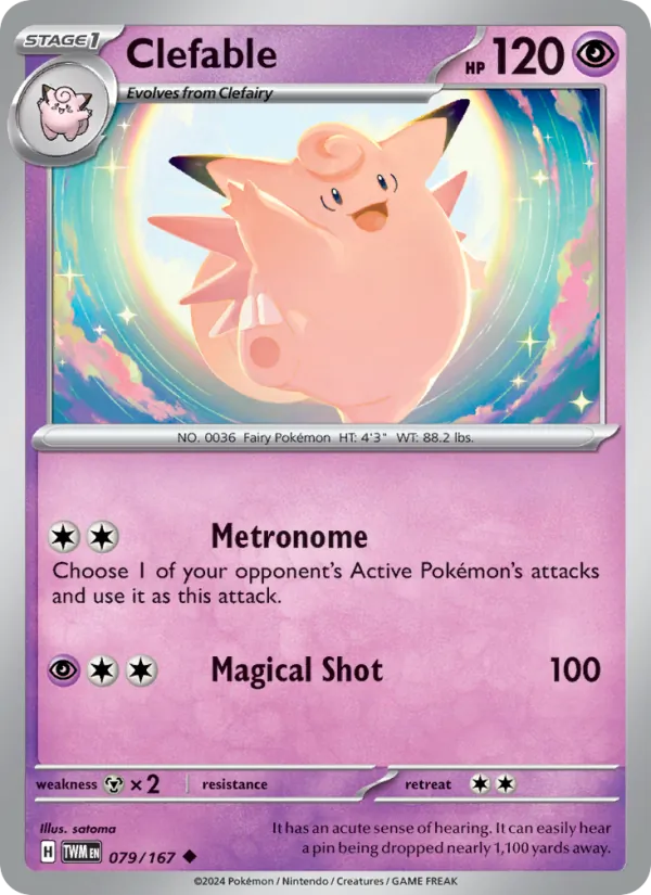 Clefable Twilight Masquerade 079/167