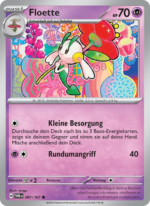 Floette Maskerade im Zwielicht 087/167