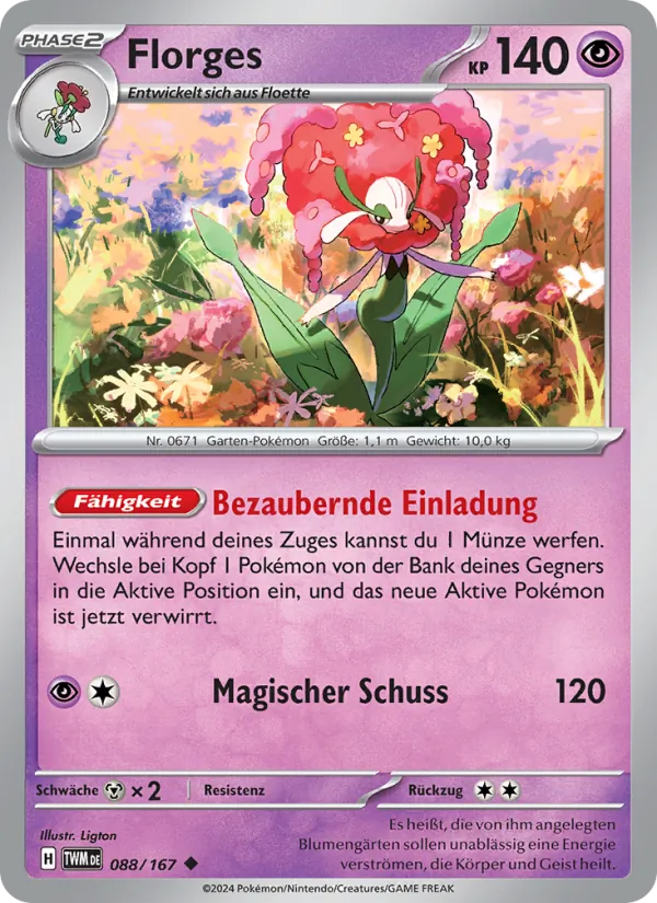 Florges Maskerade im Zwielicht 088/167