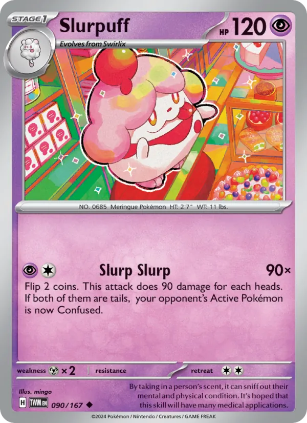 Slurpuff Twilight Masquerade 090/167