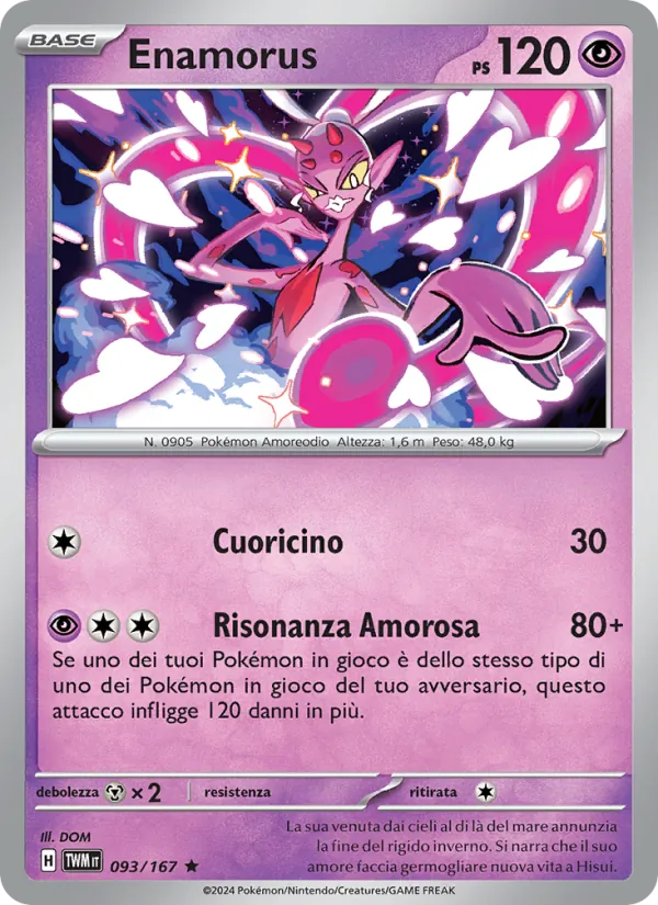 Enamorus Crepuscolo Mascherato 093/167