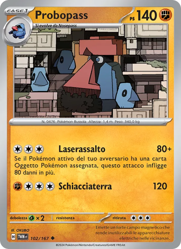 Probopass Crepuscolo Mascherato 102/167