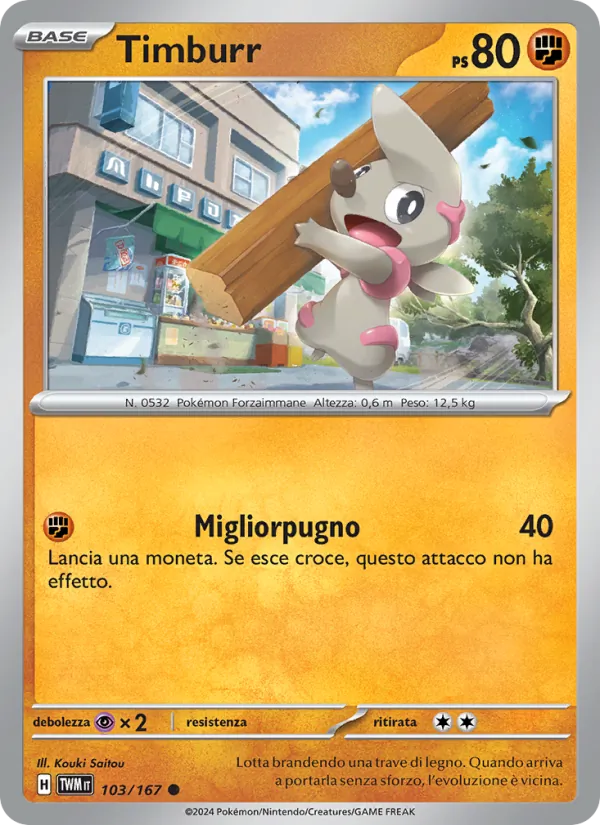 Timburr Crepuscolo Mascherato 103/167