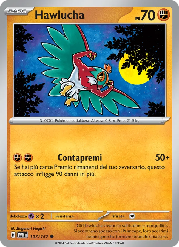 Hawlucha Crepuscolo Mascherato 107/167