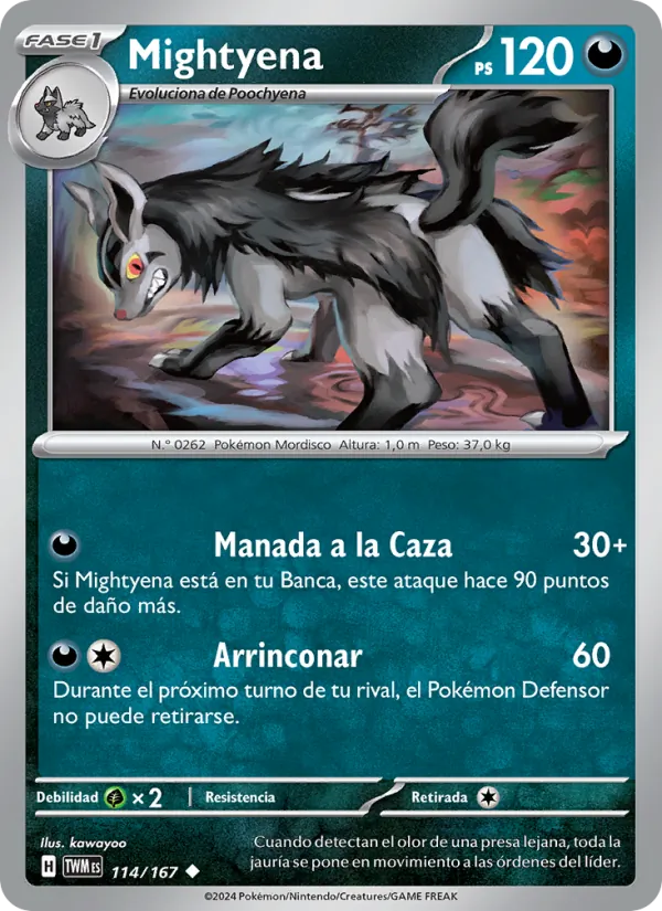 Mightyena Mascarada Crepuscular 114/167