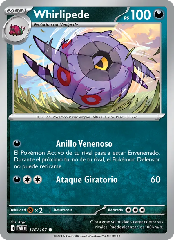 Whirlipede Mascarada Crepuscular 116/167
