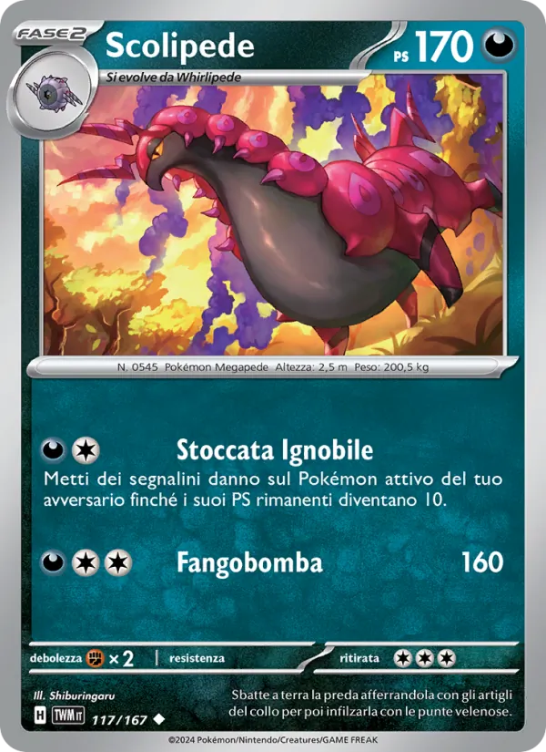 Scolipede Crepuscolo Mascherato 117/167