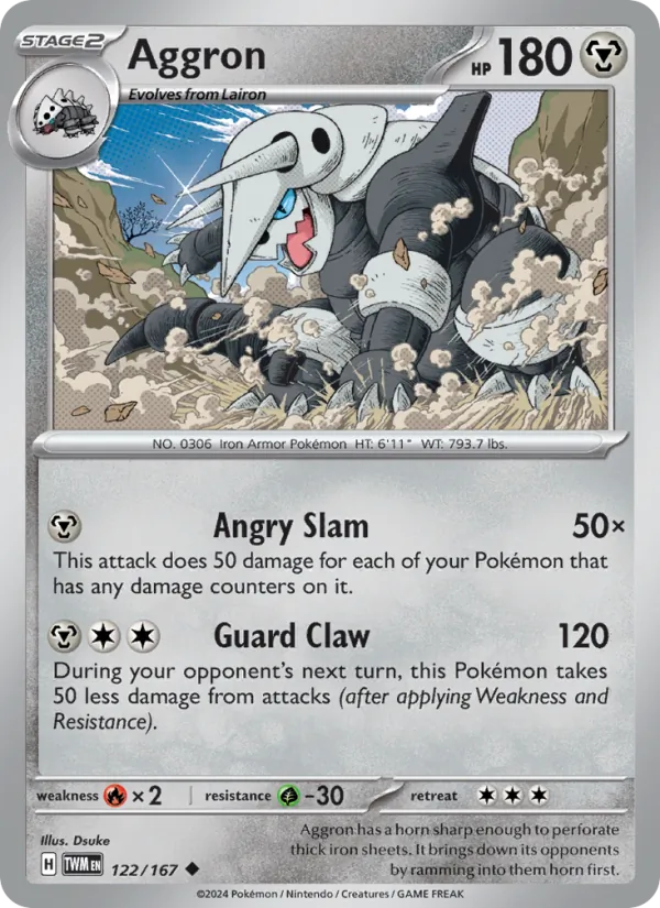 Aggron Twilight Masquerade 122/167