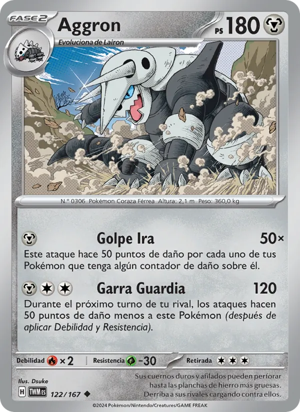 Aggron Mascarada Crepuscular 122/167