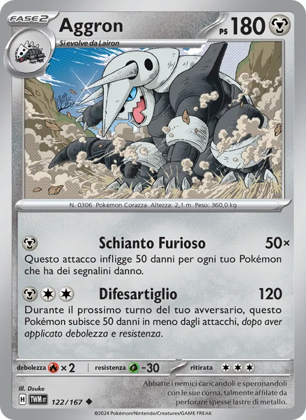 Aggron Crepuscolo Mascherato 122/167
