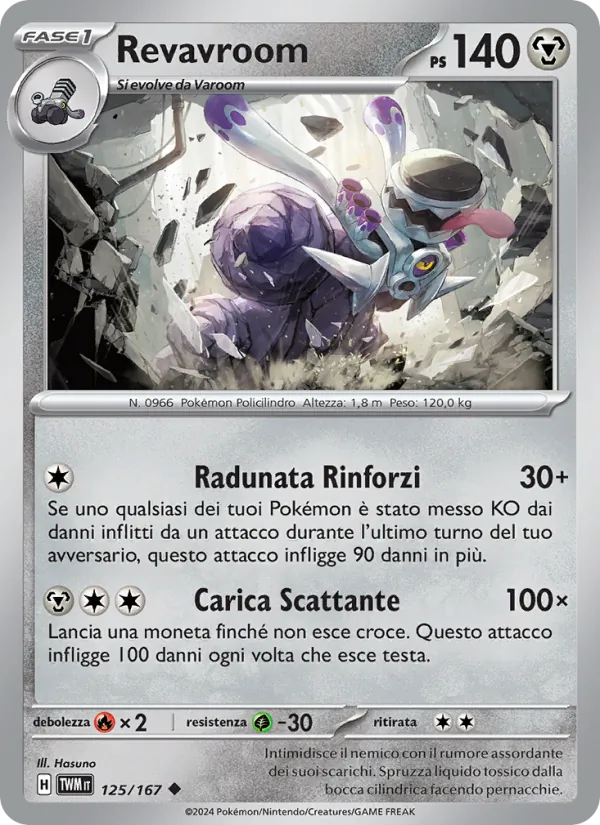 Revavroom Crepuscolo Mascherato 125/167
