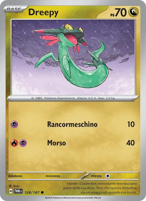 Dreepy Crepuscolo Mascherato 128/167
