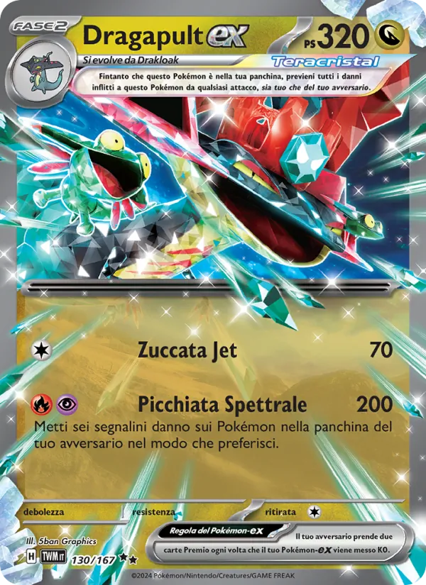 Dragapult-ex Crepuscolo Mascherato 130/167