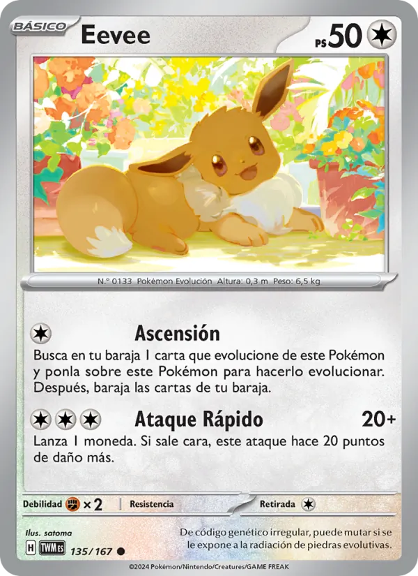 Eevee Mascarada Crepuscular 135/167