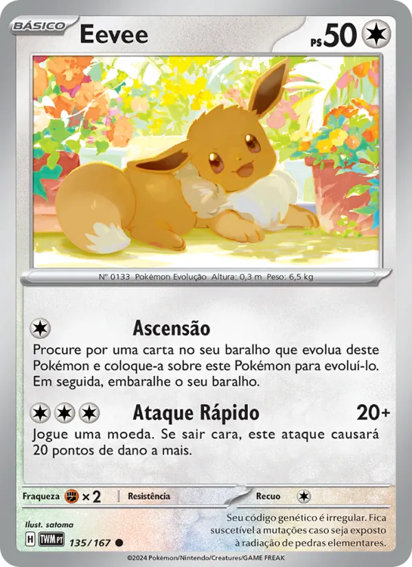 Eevee Máscaras do Crepúsculo 135/167