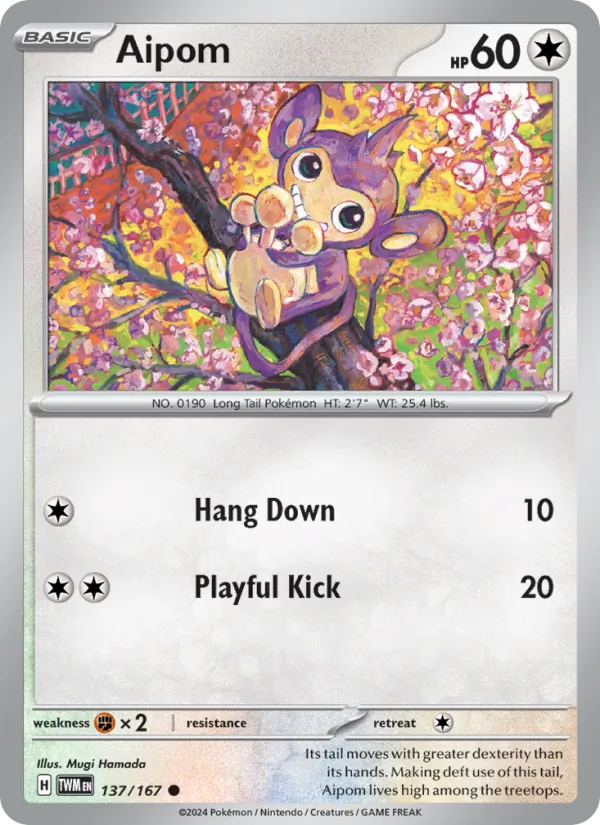Aipom Twilight Masquerade 137/167