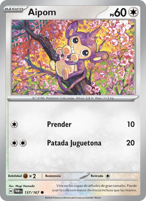 Aipom Mascarada Crepuscular 137/167
