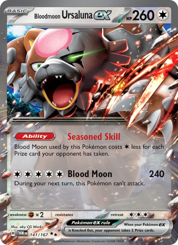 Bloodmoon Ursaluna ex Twilight Masquerade 141/167
