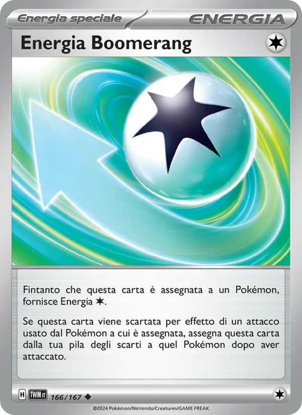 Energia Boomerang Crepuscolo Mascherato 166/167