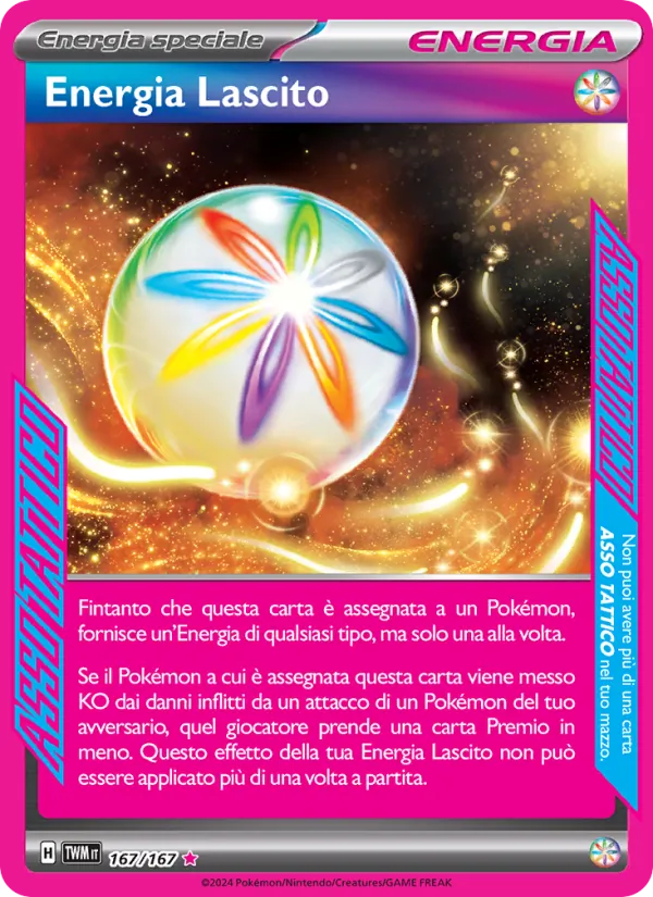 Energia Lascito Crepuscolo Mascherato 167/167