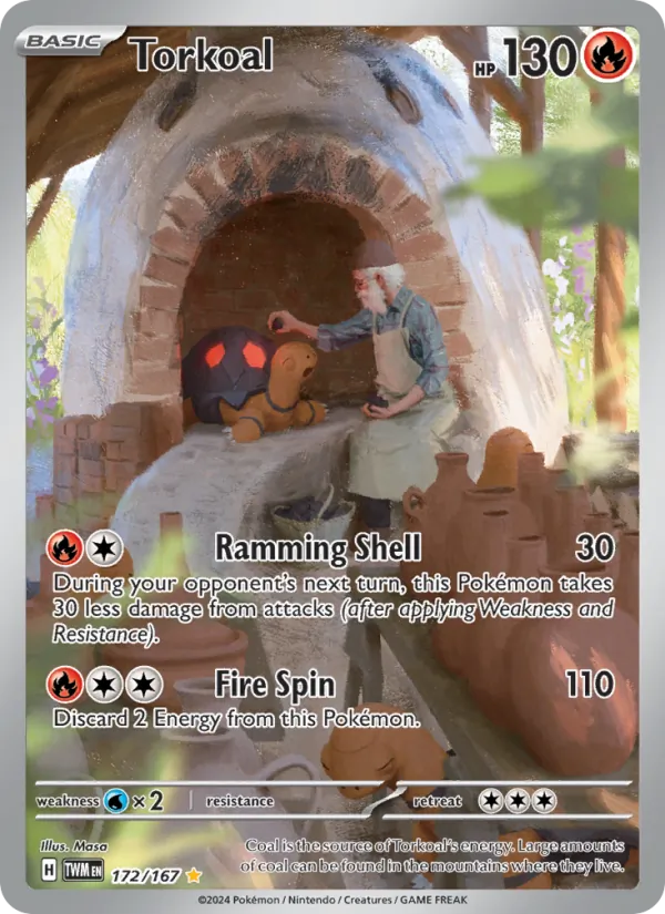 Torkoal Twilight Masquerade 172/167