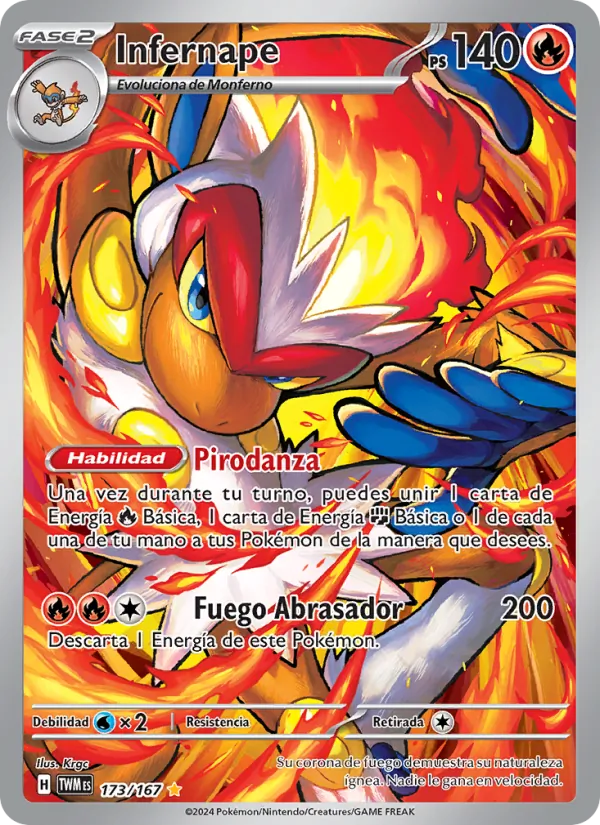 Infernape Mascarada Crepuscular 173/167