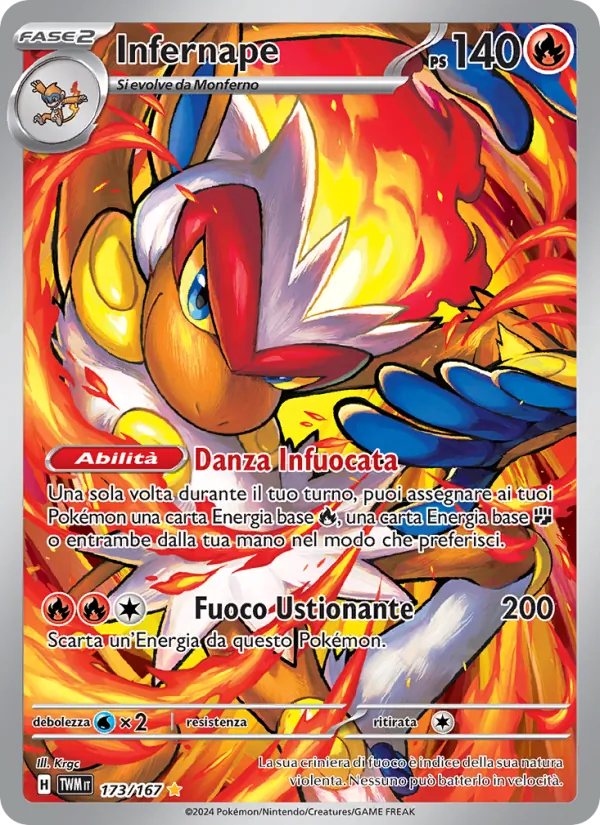 Infernape Crepuscolo Mascherato 173/167