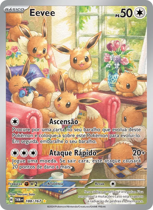 Eevee Máscaras do Crepúsculo 188/167