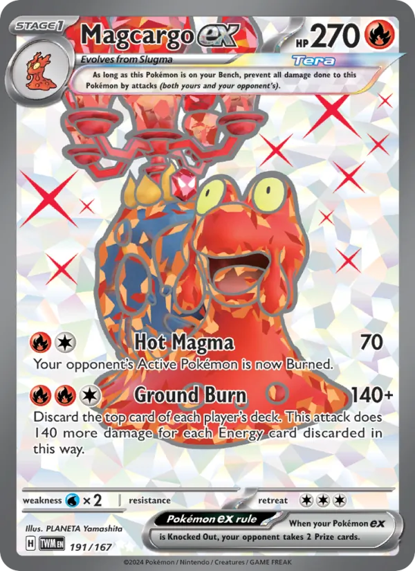Magcargo ex Twilight Masquerade 191/167