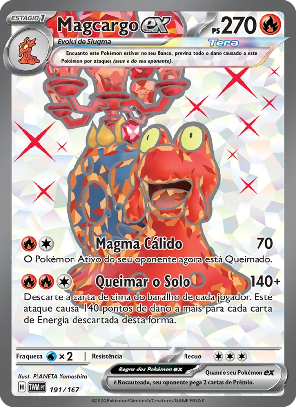 Magcargo ex Máscaras do Crepúsculo 191/167