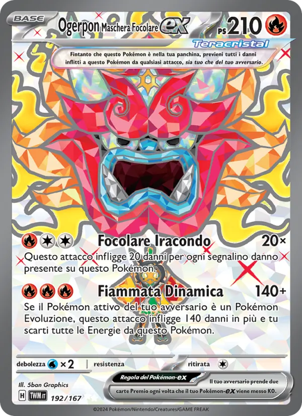 Ogerpon Maschera Focolare-ex Crepuscolo Mascherato 192/167