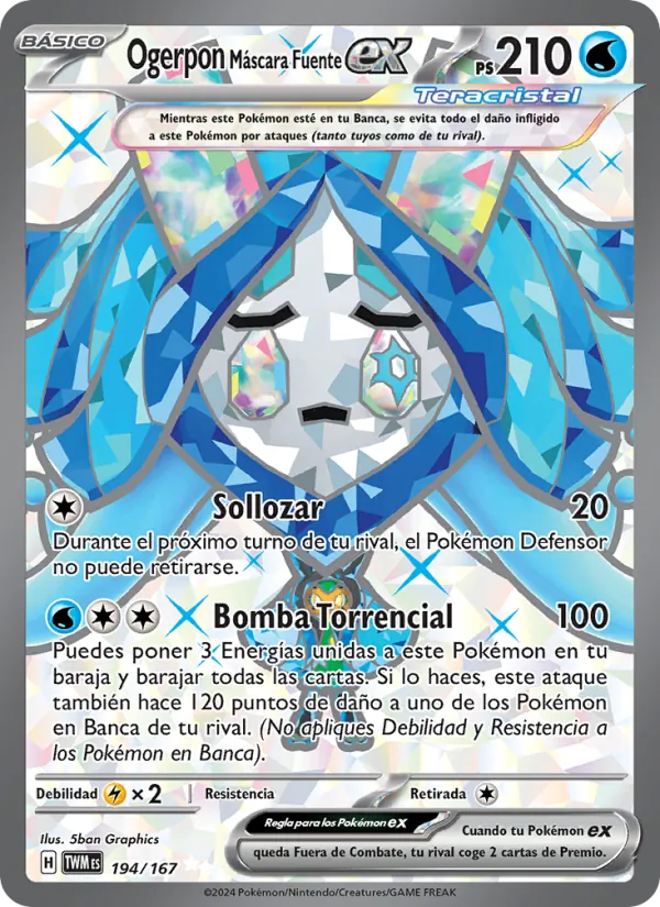 Ogerpon Máscara Fuente ex Mascarada Crepuscular 194/167