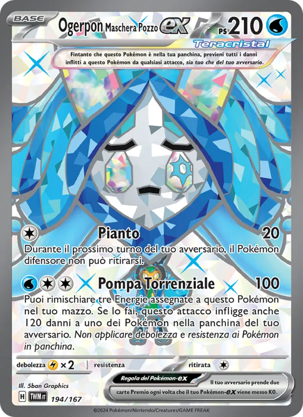 Ogerpon Maschera Pozzo-ex Crepuscolo Mascherato 194/167