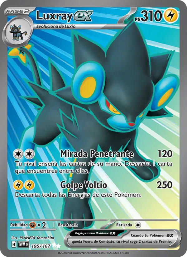 Luxray ex Mascarada Crepuscular 195/167