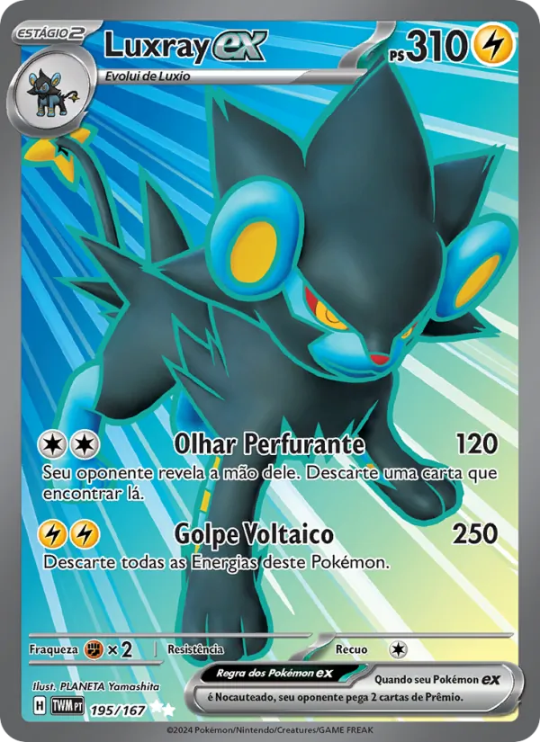 Luxray ex Máscaras do Crepúsculo 195/167