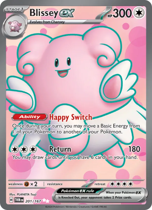Blissey ex Twilight Masquerade 201/167
