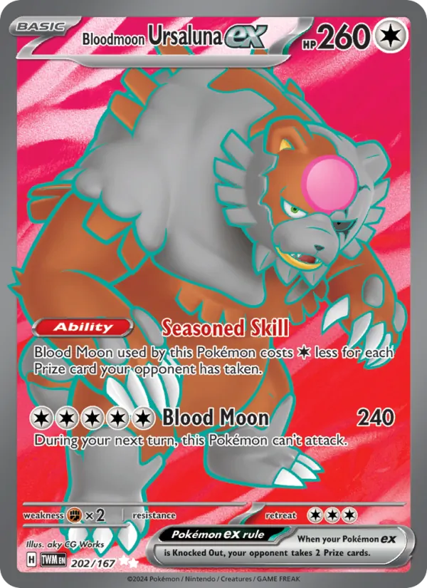 Bloodmoon Ursaluna ex Twilight Masquerade 202/167