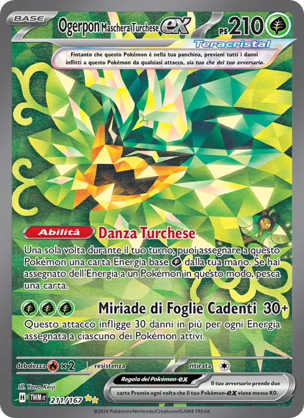 Ogerpon Maschera Turchese-ex Crepuscolo Mascherato 211/167