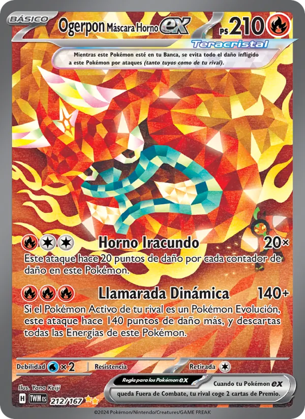 Ogerpon Máscara Horno ex Mascarada Crepuscular 212/167
