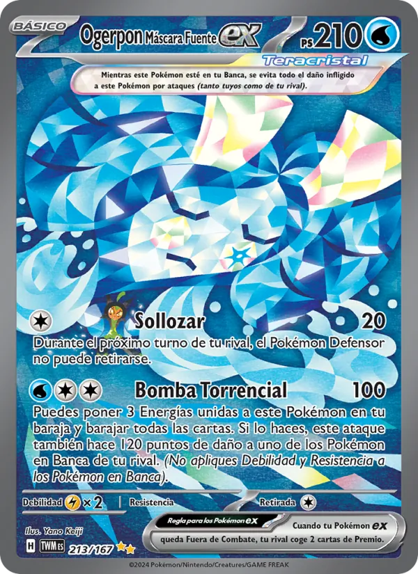 Ogerpon Máscara Fuente ex Mascarada Crepuscular 213/167