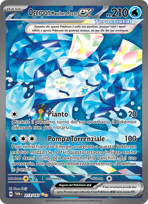 Ogerpon Maschera Pozzo-ex Crepuscolo Mascherato 213/167
