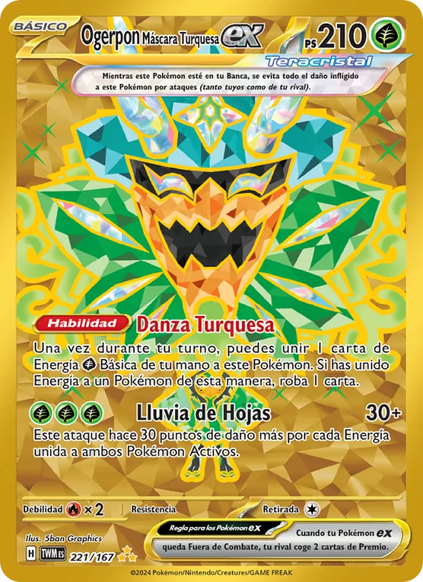 Ogerpon Máscara Turquesa ex Mascarada Crepuscular 221/167