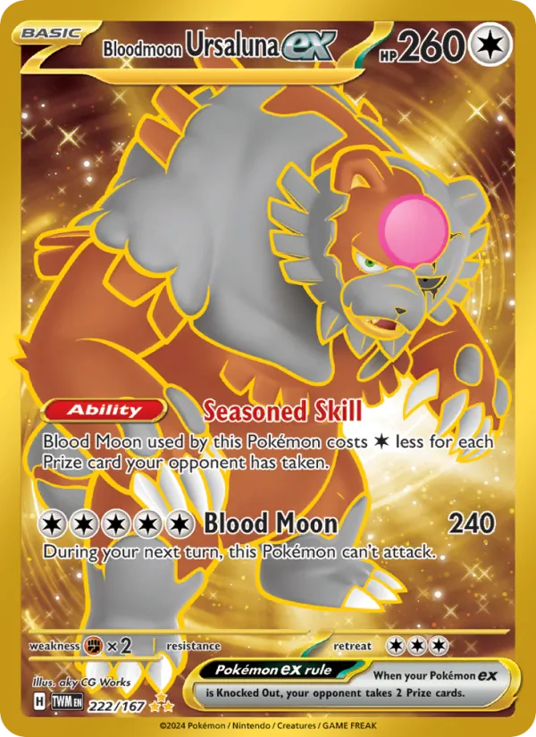 Bloodmoon Ursaluna ex Twilight Masquerade 222/167