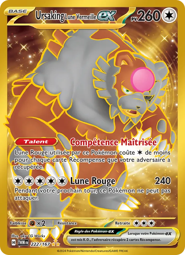 Ursaking Lune Vermeille-ex Mascarade Crépusculaire 222/167