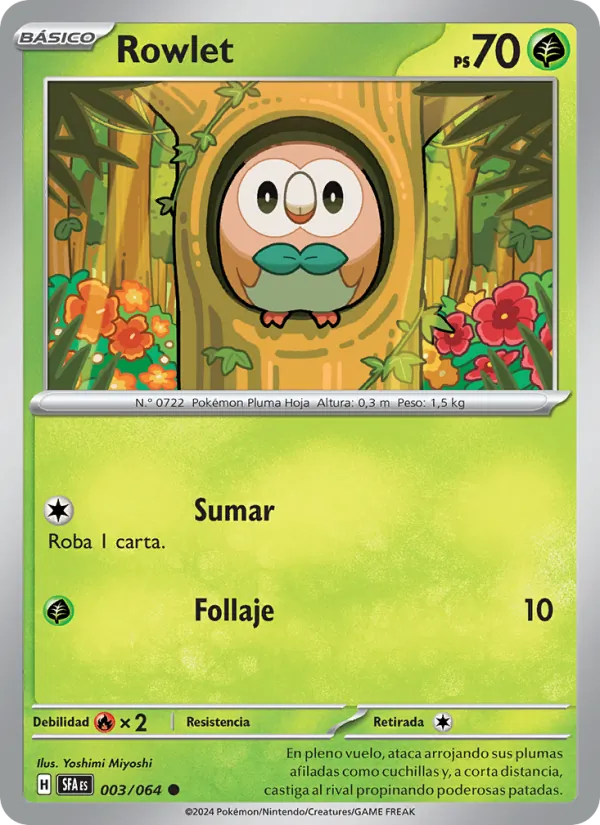 Rowlet Fabula Sombría 003/64