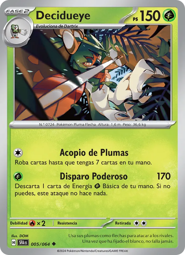 Decidueye Fabula Sombría 005/64
