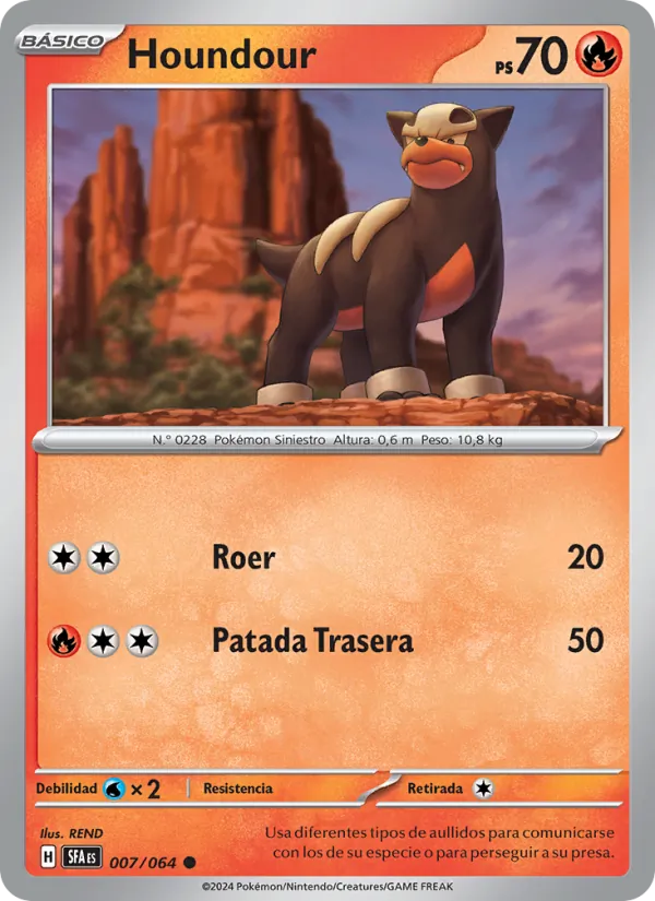 Houndour Fabula Sombría 007/64