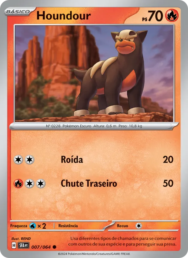 Houndour Fábulas Nebulosas 007/64