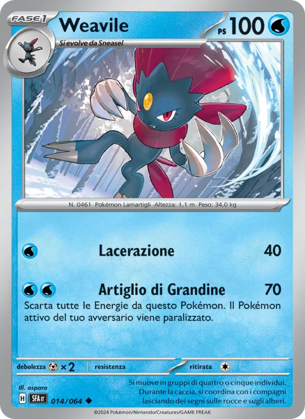 Weavile Segreto Fiabesco 014/64