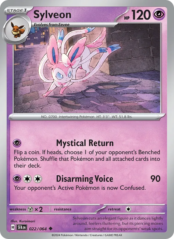 Sylveon Shrouded Fable 022/64